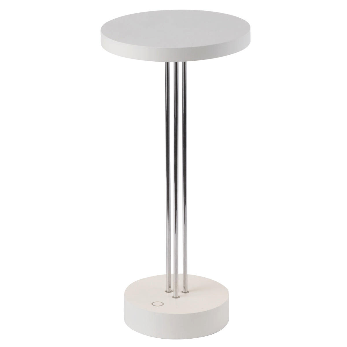 TISCHLAMPE-LED TRIZIO weiß - Weiß, Metall (15/15/33cm) - Lumisky