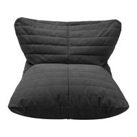SITZSACK Marta Dunkelgrau Webstoff - Dunkelgrau, Textil (81/56/71cm) - Bessagi Home