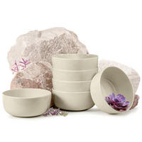 SCHÜSSEL-SET VICTO 6 Personen 6-tlg - Beige, Keramik - KONSIMO®