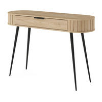 SCHMINKTISCH 120 cm mit Schublade Delano, Eiche Cremona - Eichefarben, Holz (40/120/80cm) - Emporius
