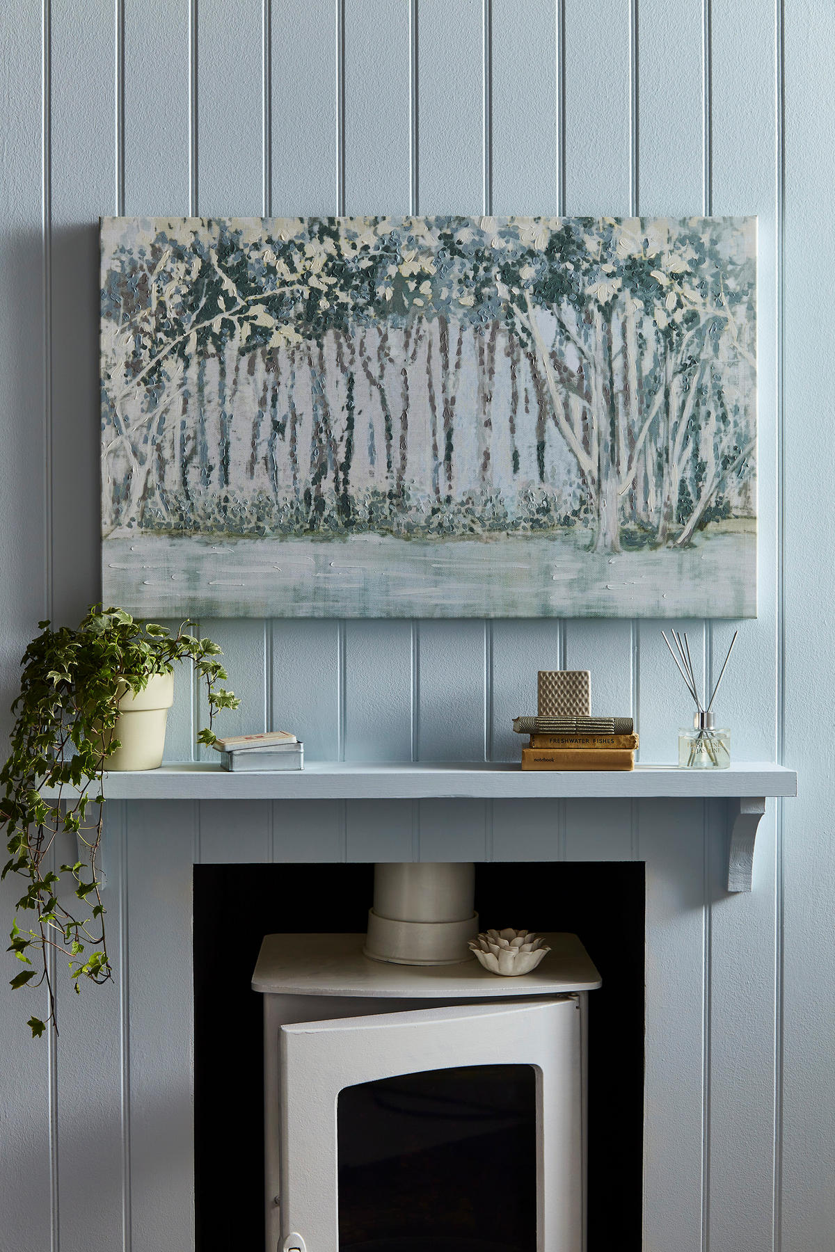 LEINWANDBILD Woodland Walk - 55x90cm - Grau, Holzwerkstoff (90/3cm) - Graham & Brown