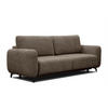 SOFA DRAKE 3-Sitzer mit Schlaffunktion, taupe - Taupe/Braun, Holz/Textil (232/90/107cm) - Courtois Laville