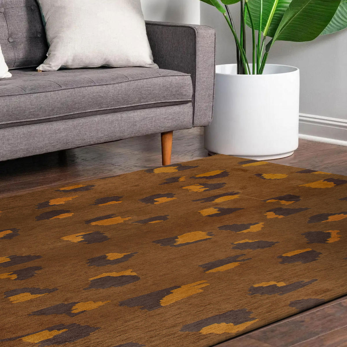 TEPPICH Leo Brownie 80/150 cm - Braun, Textil (80/150cm) - Lola&Moi