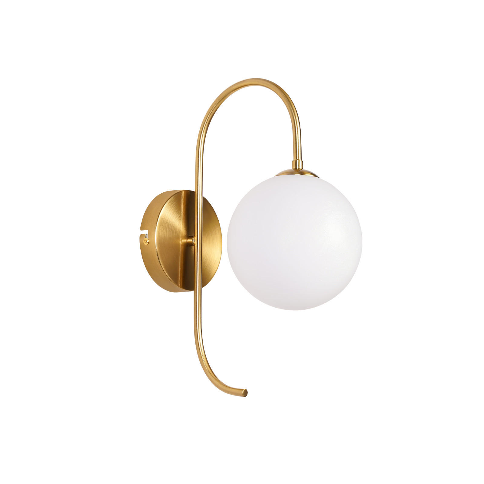 ZMH Wandleuchte Gold, Weiß 15x36x26 cm