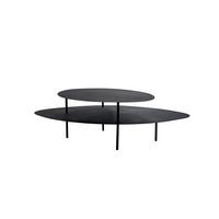 COUCHTISCH Judith Schwarz aus Metall - Schwarz, Metall (77/120/35cm) - Tikamoon