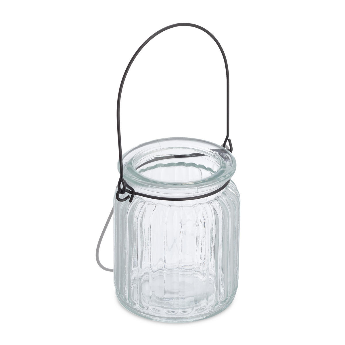 12XWINDLICHT - Transparent, Glas/Metall (8/9.5/8cm) - Relaxdays