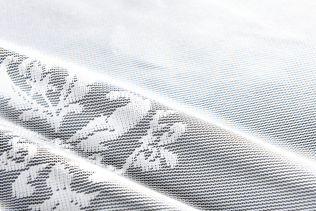 VORHANG BLUMENMUSTER HxB 245x450 cm Weiß - Weiß, Textil (450/245cm) - Gardinenbox