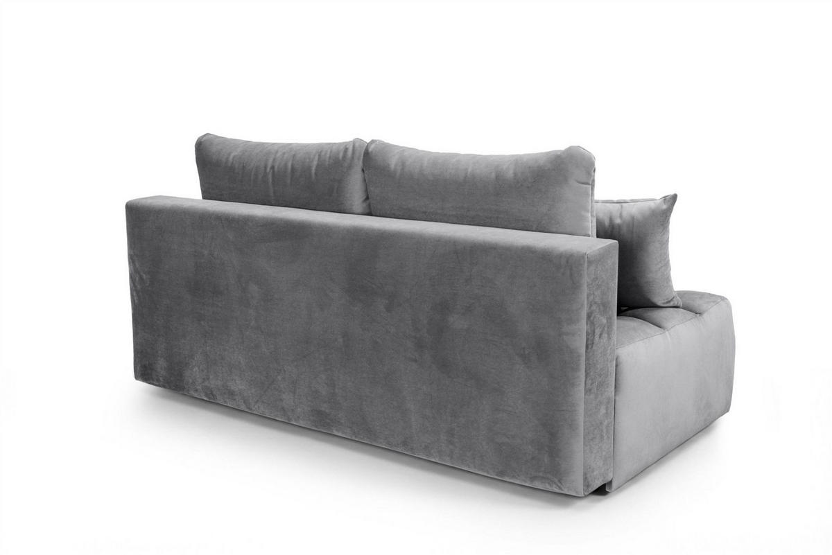 SCHLAFSOFA Nina - Grau, Holzwerkstoff/Textil (200/96/107cm) - Fun Möbel