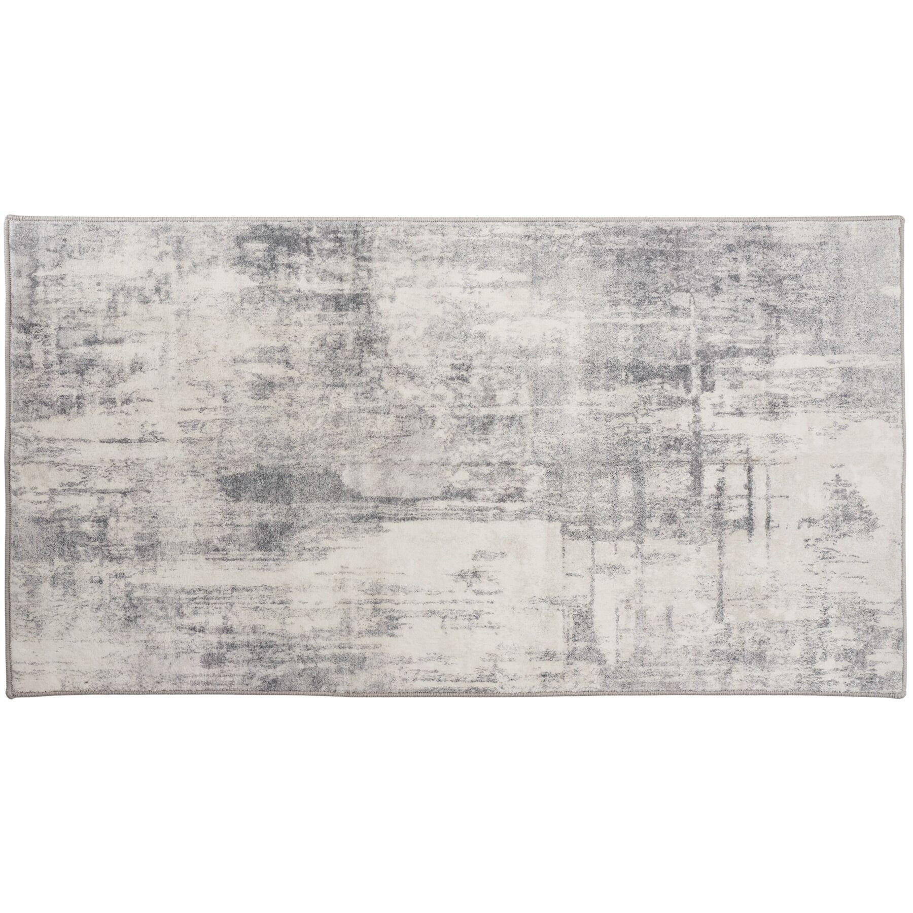 TEPPICH Vintage Design Nadira,rutschfeste Unterseite,beige/grau - Beige/Grau, Kunststoff (80/150cm) - tectake