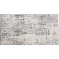 TEPPICH Vintage Design Nadira,rutschfeste Unterseite,beige/grau - Beige/Grau, Kunststoff (60/110cm) - tectake