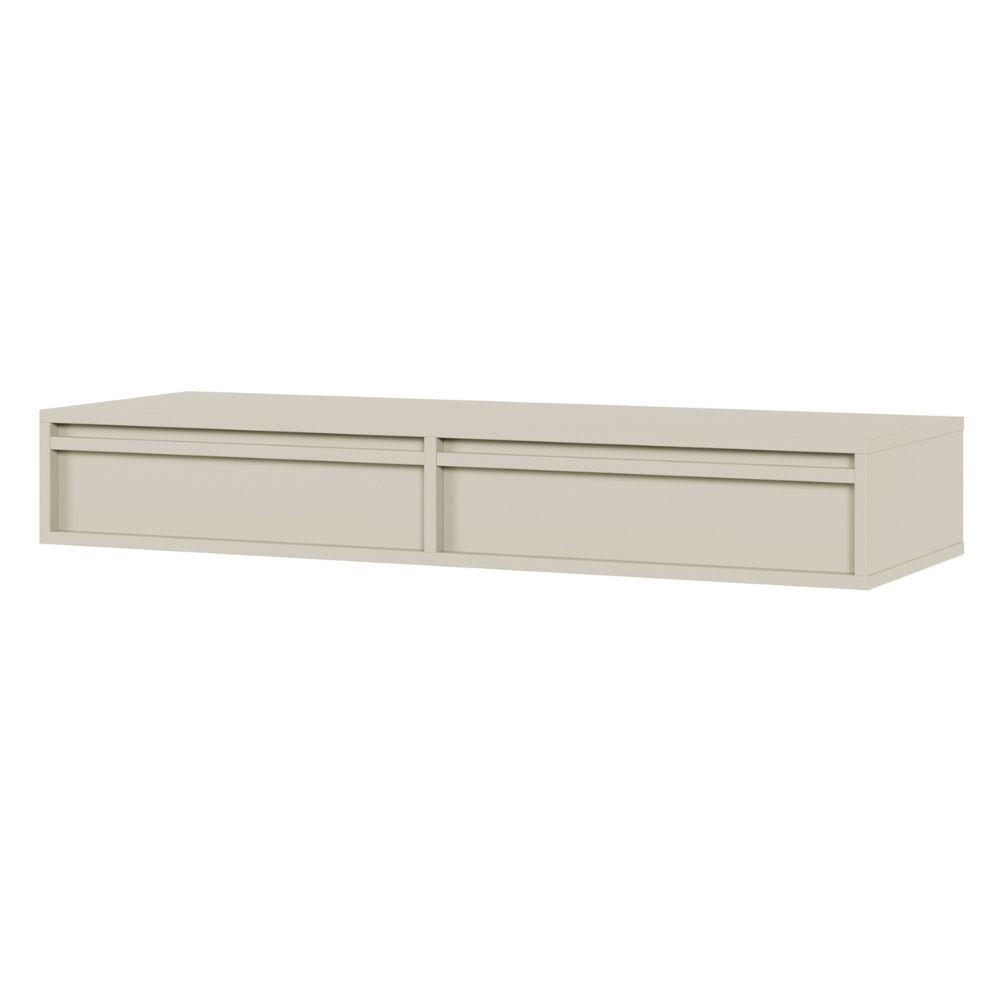 SCHMINKTISCH Evo Graubeige 110 cm - Greige, Holzwerkstoff (110/17/38.5cm) - Selsey