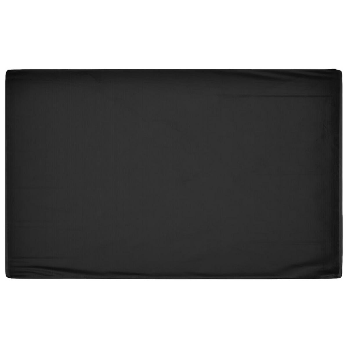 GARTENMÖBEL-ABDECKUNG 12 Ösen 213/132/75 Cm Rechteckig - Schwarz, Kunststoff (213/132/75cm) - vidaXL