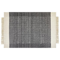 KURZFLOR-TEPPICH Atlanti 230/160 cm - Schwarz, Textil (160/230cm) - Beliani