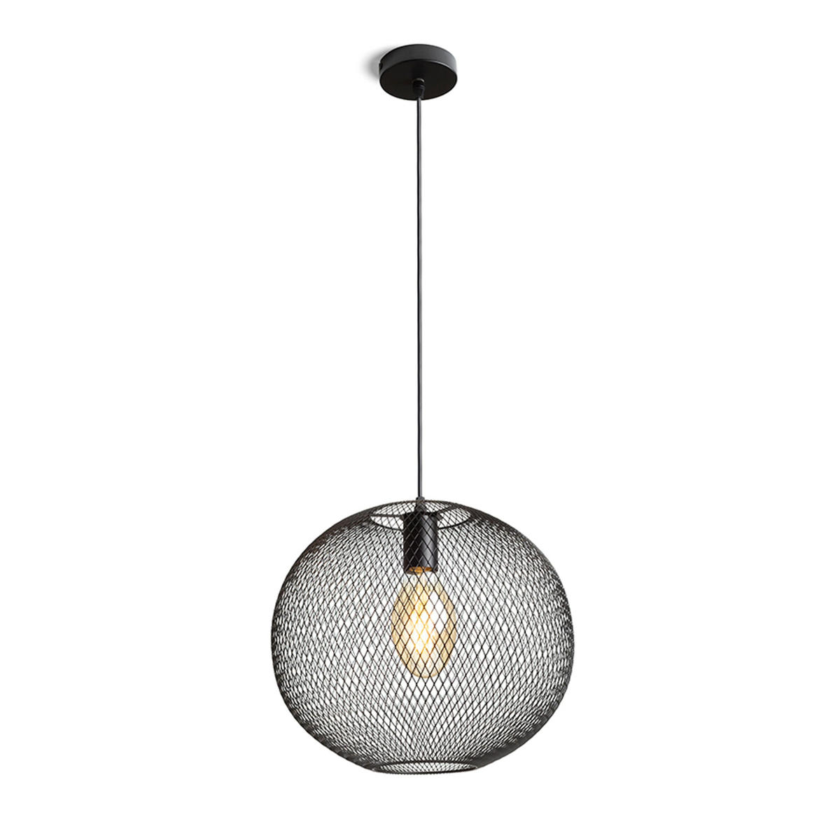 PENDELLEUCHTE COSIR 34 Schwarz 15 W - Schwarz, Metall (30/30/120cm) - Rendl