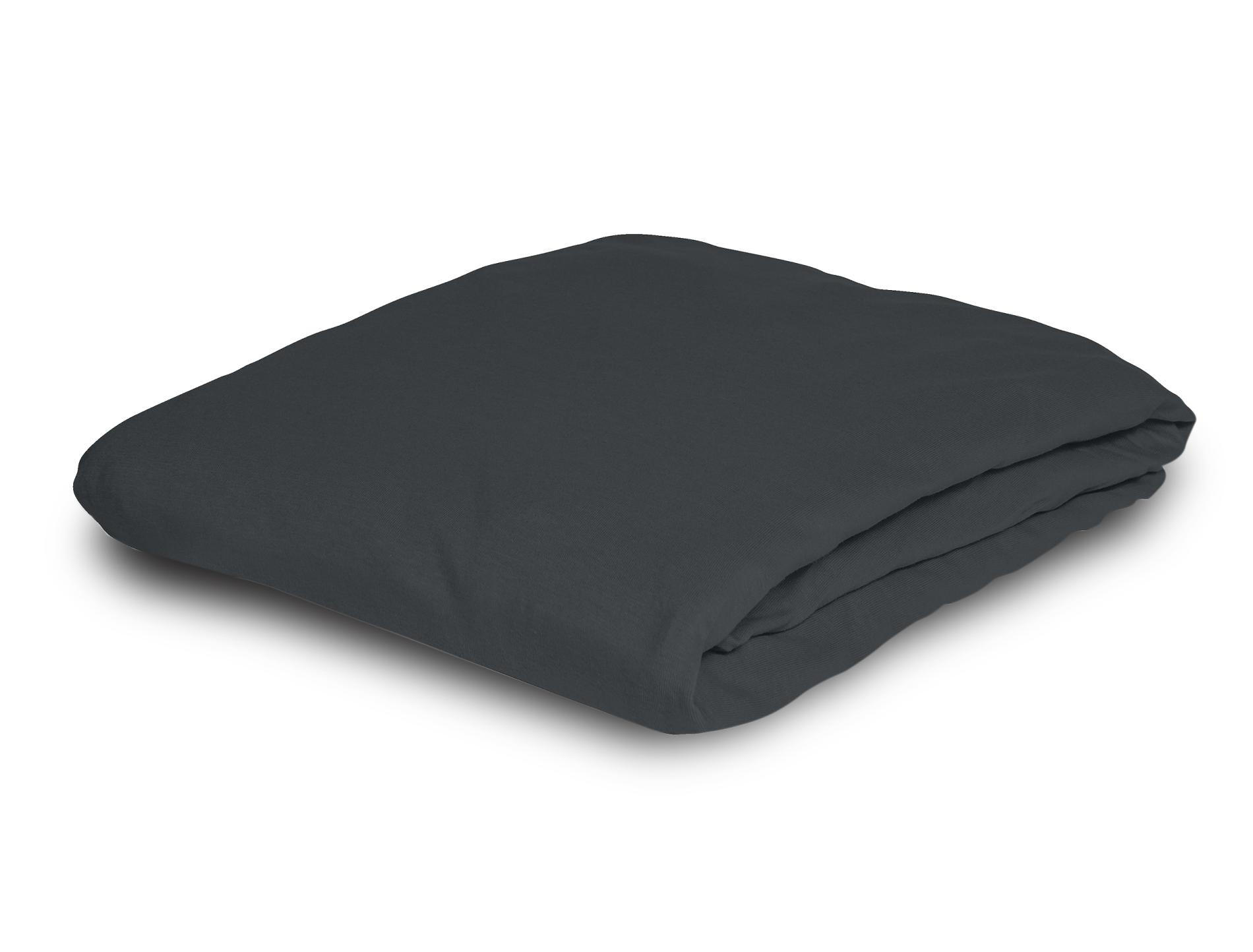 SPANNBETTTUCH Mako-Satin 1003 - Schwarz, Textil (100/200cm) - Bierbaum