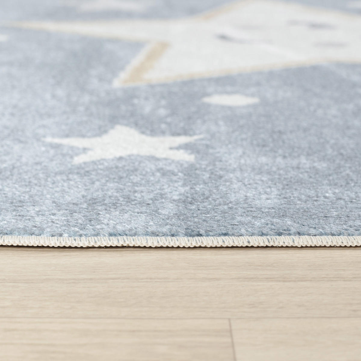 KINDERTEPPICH Maschinenwaschbar 160/213 cm Blau - Blau, Naturmaterialien/Textil (160/213cm) - LIVABLISS