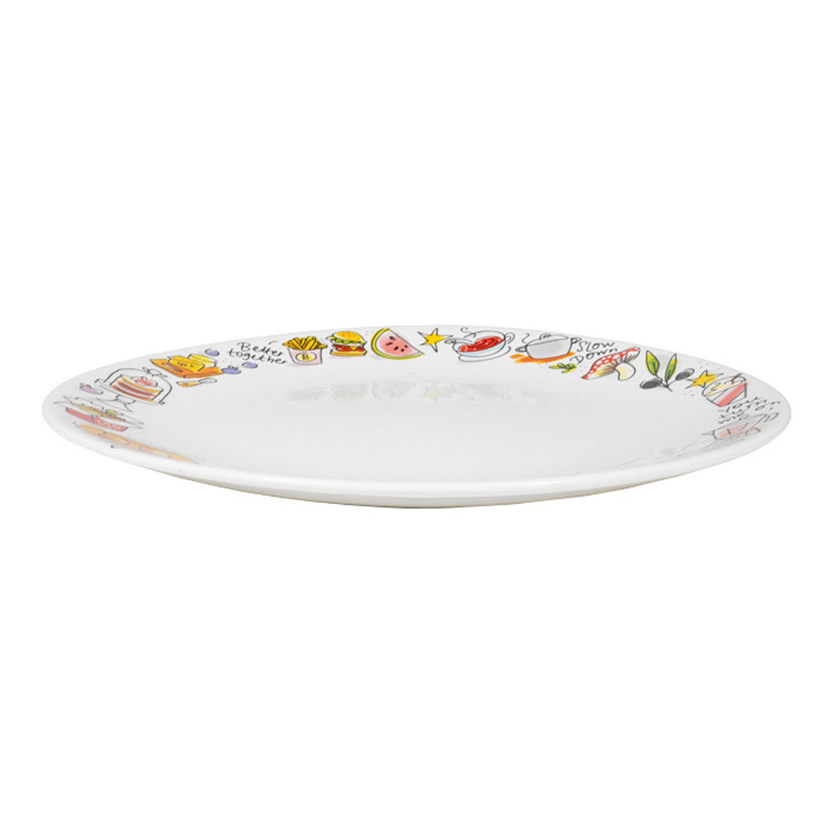 SPEISETELLER Magie in Bunt - 26cm - Multicolor, Keramik (26.2/26.3/3cm) - Blond Amsterdam