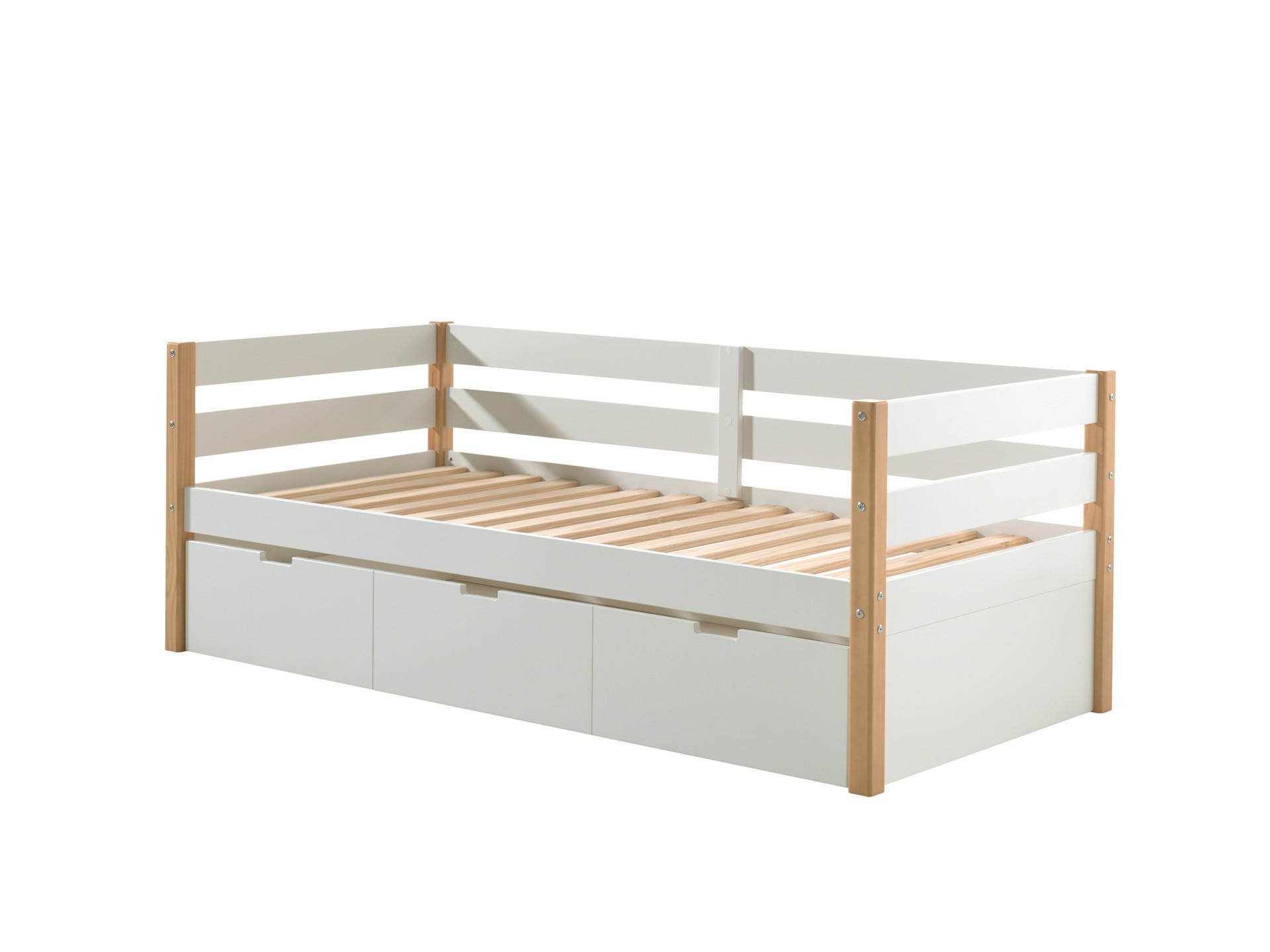 KINDERBETT MARGRIT Beige 99x212x77 cm - Beige, Holz - FURNLUX