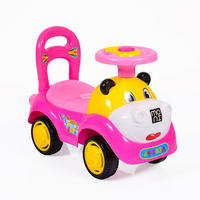 RUTSCHER Super Car rosa lustiges Design, Melodien, Rückenlehne - Rosa, Kunststoff (53/25/39cm) - Moni