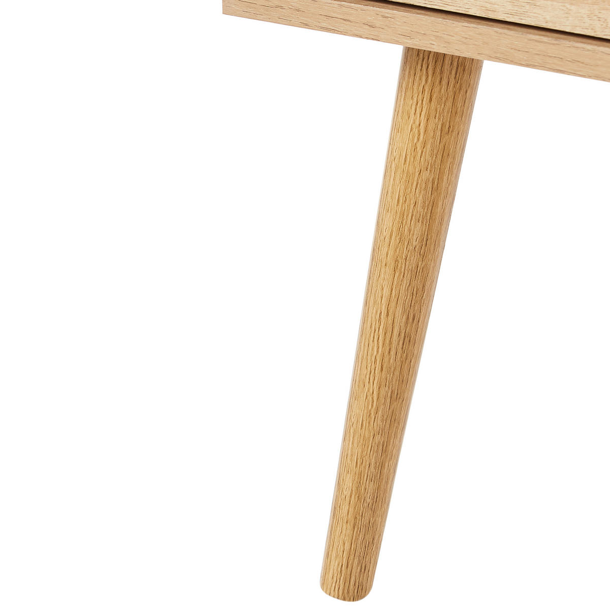 SIDEBOARD mit Glastüren 150 cm Hellbraun Albany - Braun, Holzwerkstoff (150/76/40cm) - Beliani