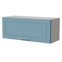 KLAPPHÄNGESCHRANK Bari W4B/90 Weiß / RAL 5024 pastellblau 90 / 32,5 / 36cm Blum Avenots Klappenbeschlag - Blau/Weiß, Holz/Holzwerkstoff (90/36/32.5cm) - Feldmann-Wohnen