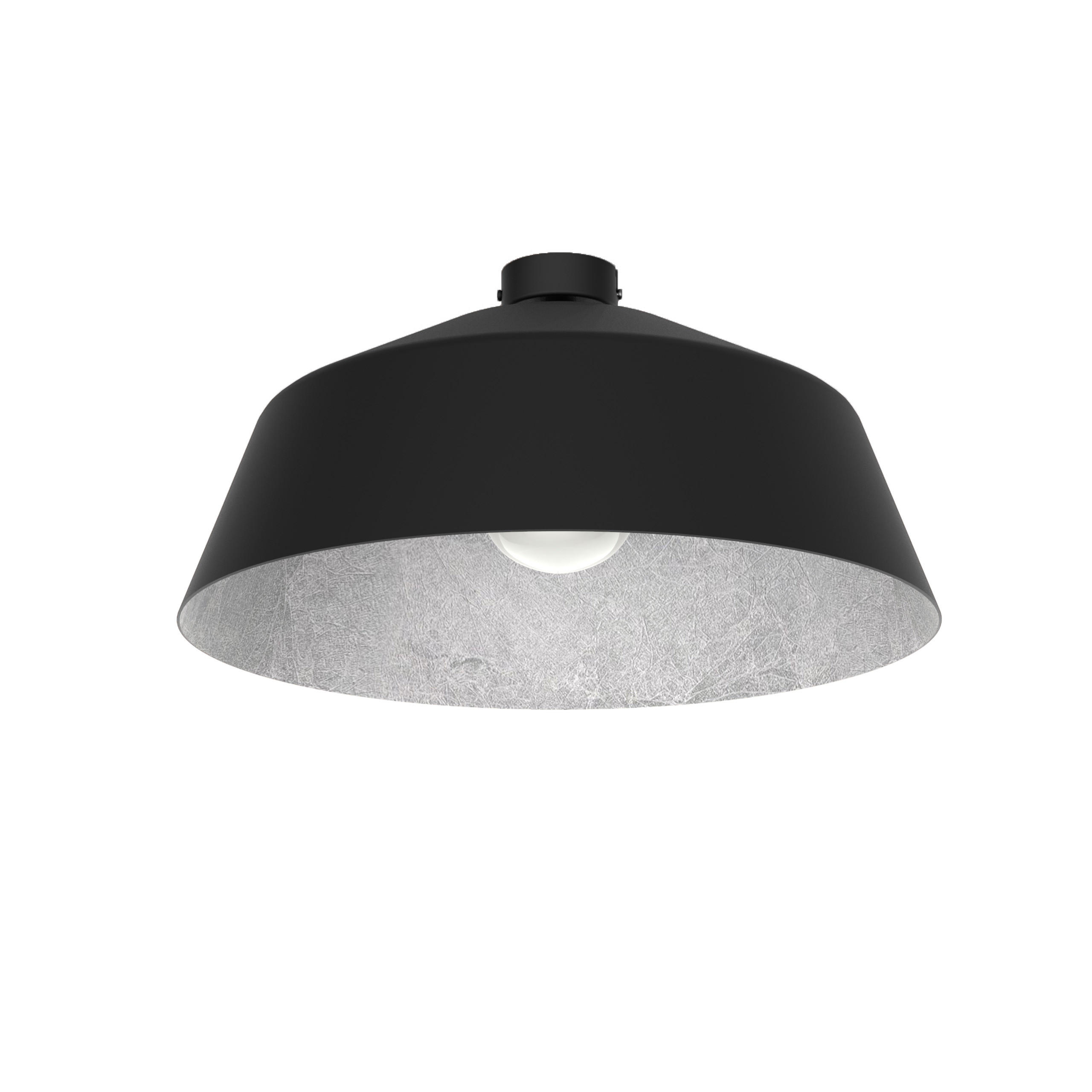 DECKENLEUCHTE - Schwarz, Metall (50/50/30cm) - Lumicom