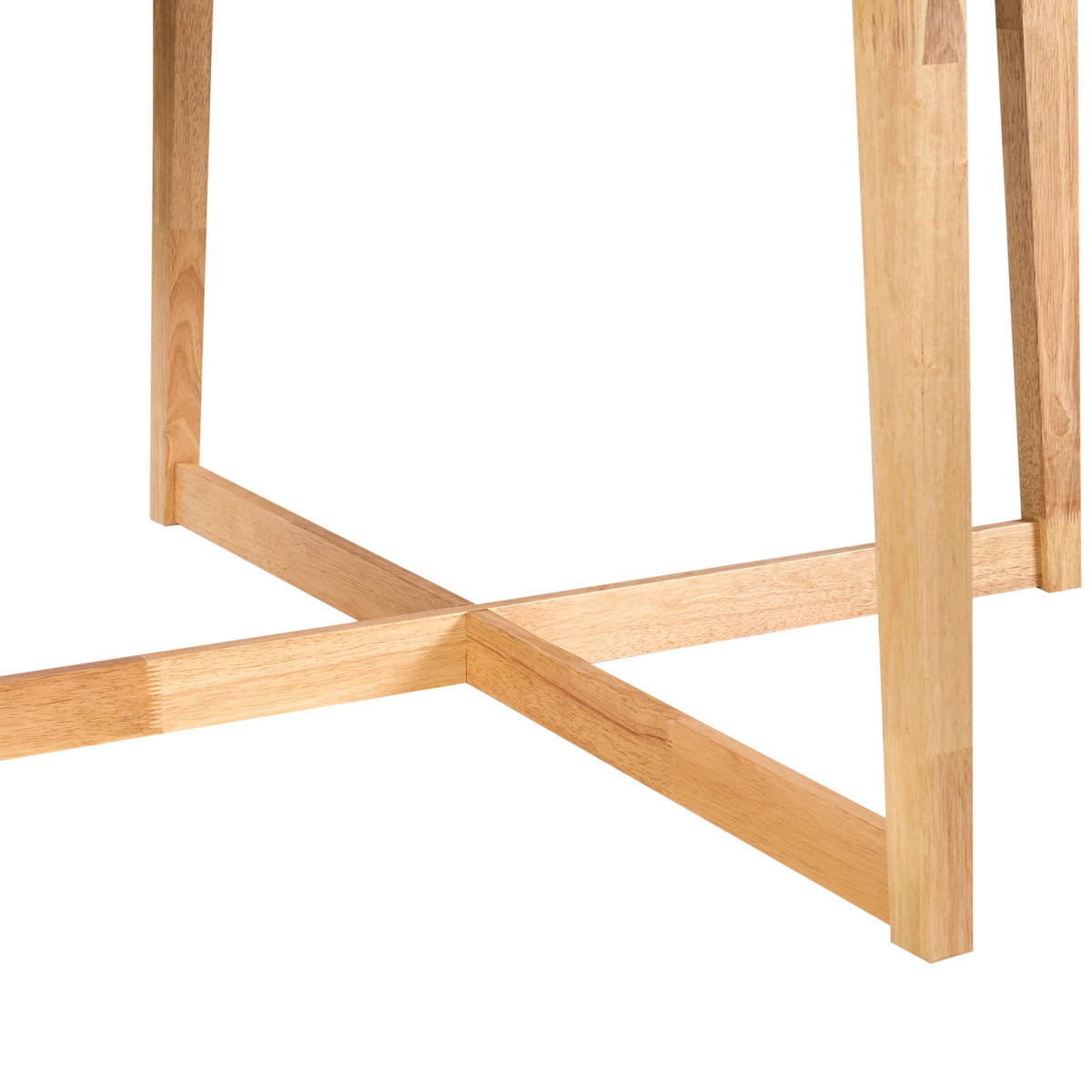 JÍDELNÍ STŮL Světlý Dub 140/140 cm Waipori - hnědá, kompozitní dřevo (140/140/75cm) - Beliani