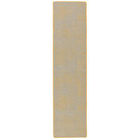 STREIFENBERBER TEPPICH LÄUFER LINES MELIERT - Gelb/Grau, Textil (100/100cm) - Snapstyle