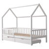 KINDERBETT Marceau Weiß 190/90 cm - Weiß, Holz - Happy Garden