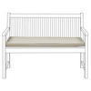 SITZBANKPOLSTER KISSEN Beige Vivara - Beige, Textil (112/5/54cm) - Beliani