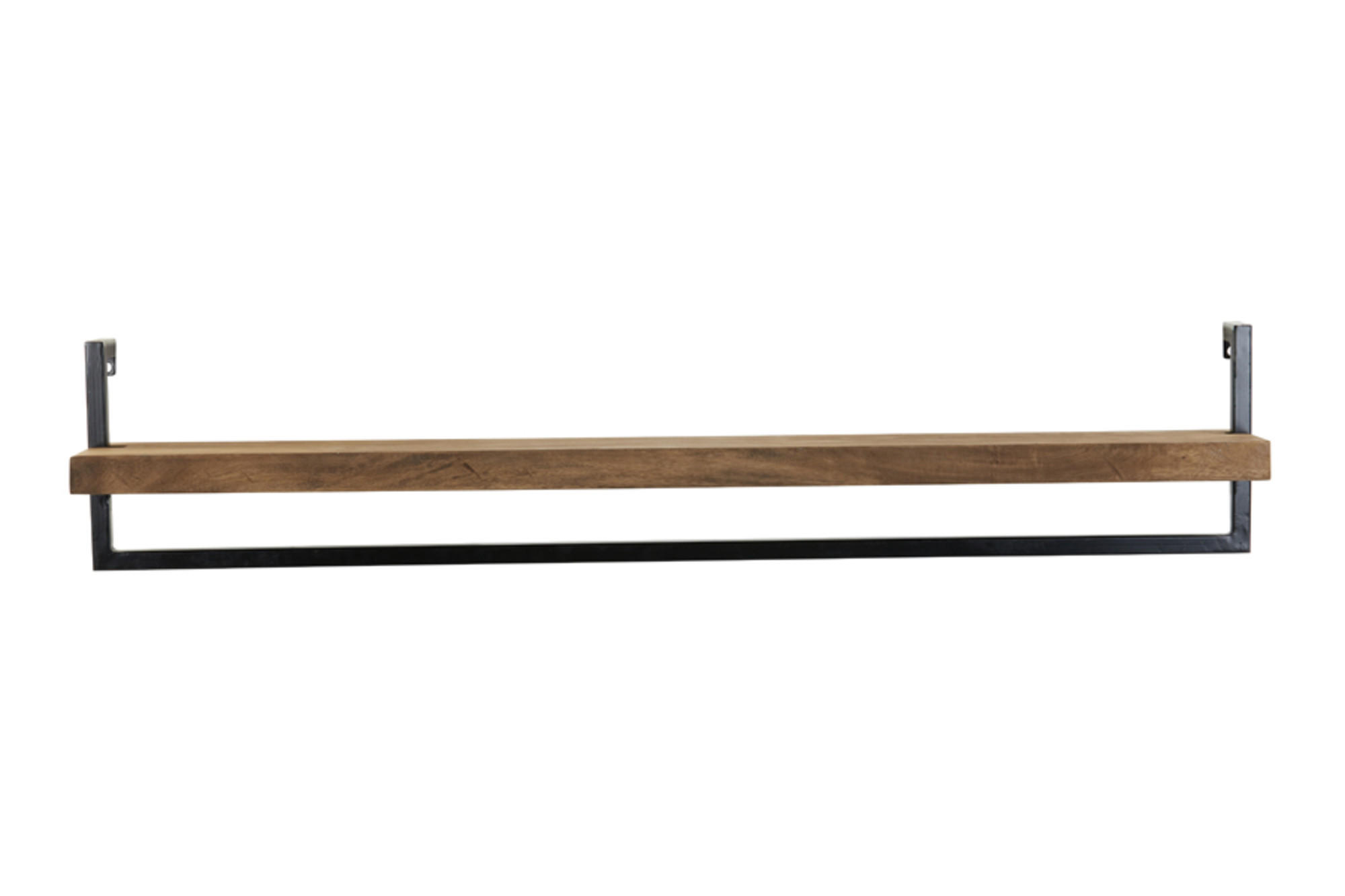 WANDREGAL Maddison Braun 120/18/24 cm - Braun, Metall (120/24/18cm) - Light & Living
