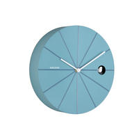 WANDUHR Destacado Cuckoo Blau 28/6/28 cm - Blau, Kunststoff (6/28/28cm) - Karlsson