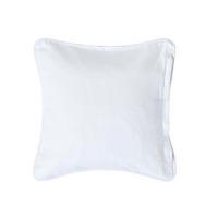 KISSENHÜLLE weiß 45/45 cm, 100% Baumwolle - Weiß, Textil (45/45cm) - Homescapes