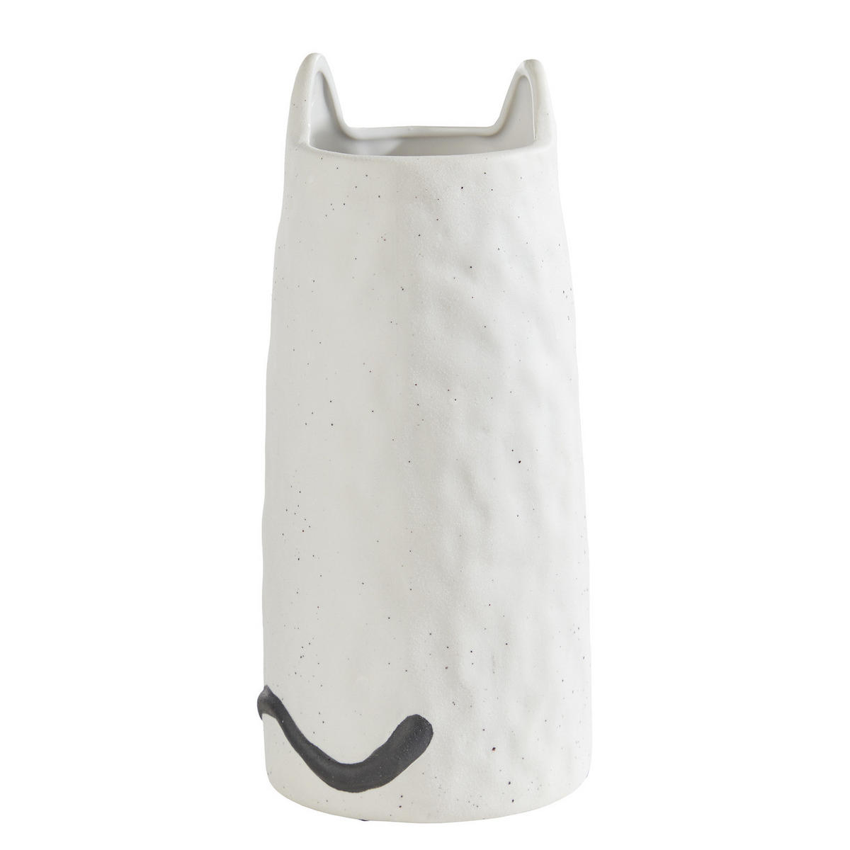 VASE Gato Katze 26 cm - Weiß, Keramik (26cm) - Butlers