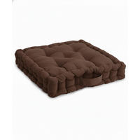 STUHLKISSEN Mila 50x50x10cm Braun - Braun, Textil (50/50/10cm) - Beautissu 