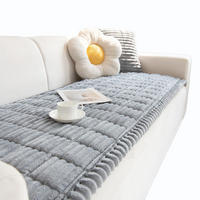 SOFADECKE Dicke Rutschfest 1 Stück - Hellgrau, Textil (70/180cm) - Kaket