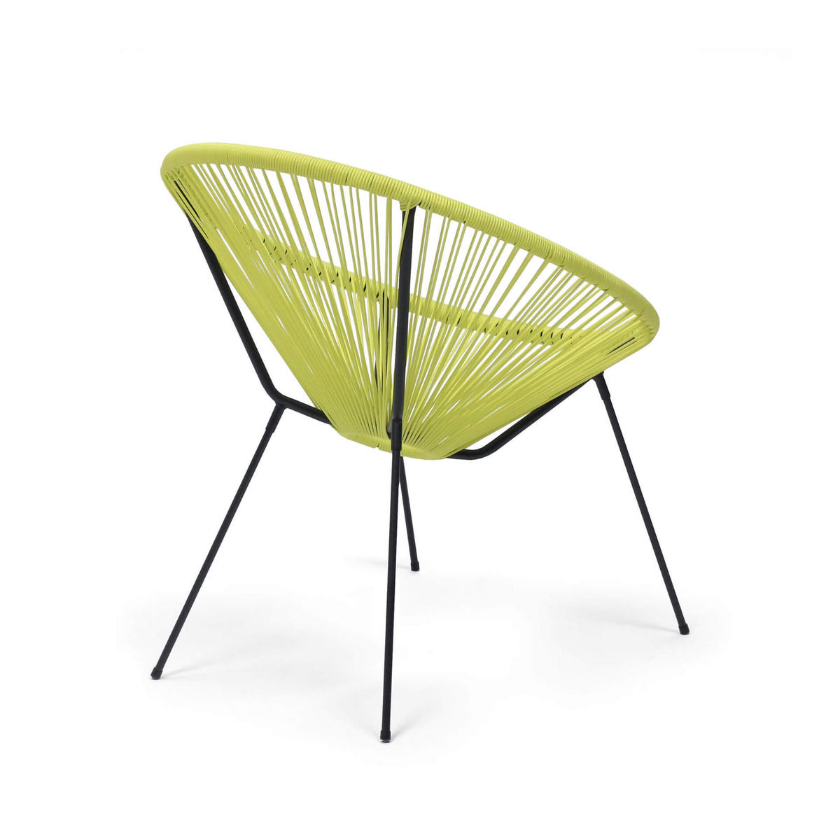GARTENSTUHL Gelb 70/76/80 cm - Gelb, Metall (70/80/76cm) - Mobili Rebecca
