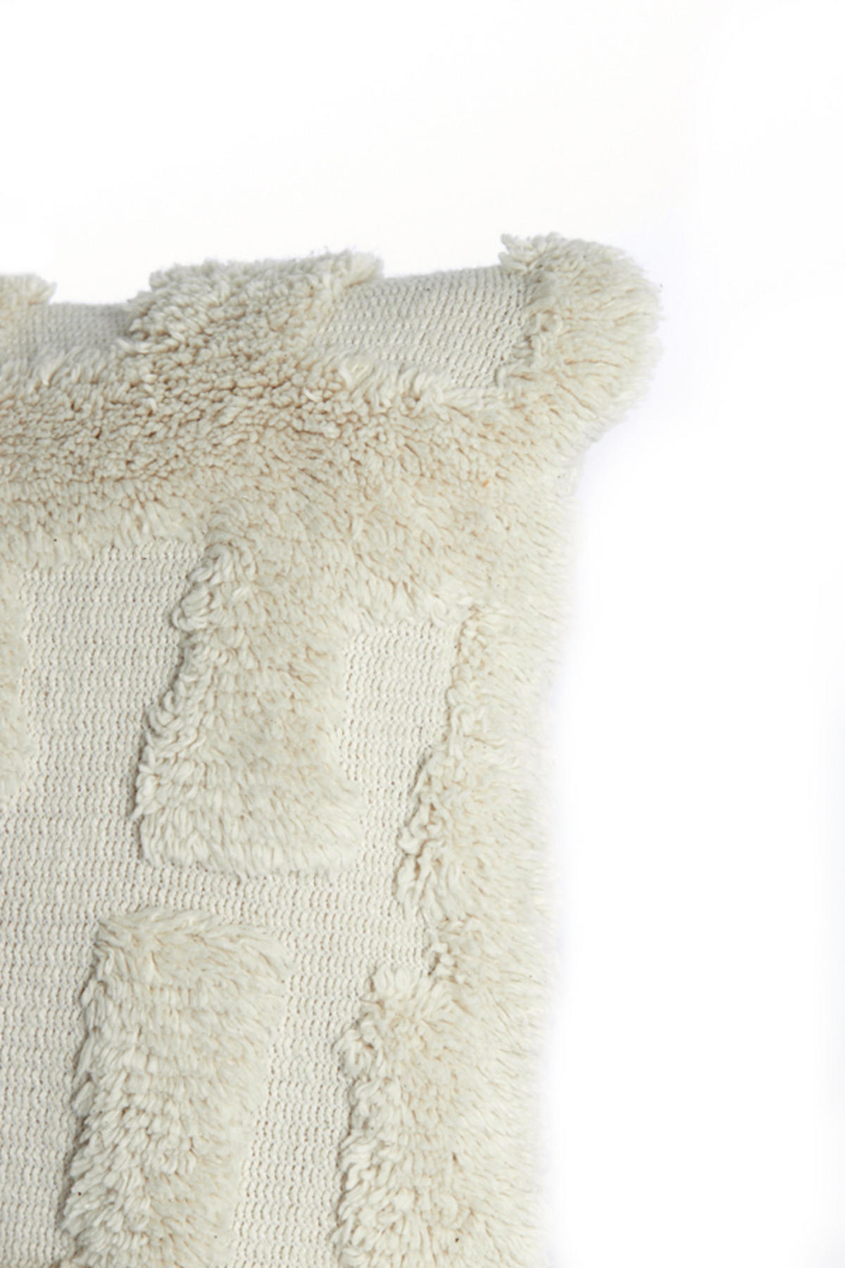 DEKOKISSEN Sarmi Weiß 60/30/10 cm - Weiß, Textil (30/60cm) - Light & Living