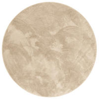 HOCHFLOR LANGFLOR TEPPICH SUPER SOFT MELIA RUND - Beige, Textil (200/200cm) - Pergamon