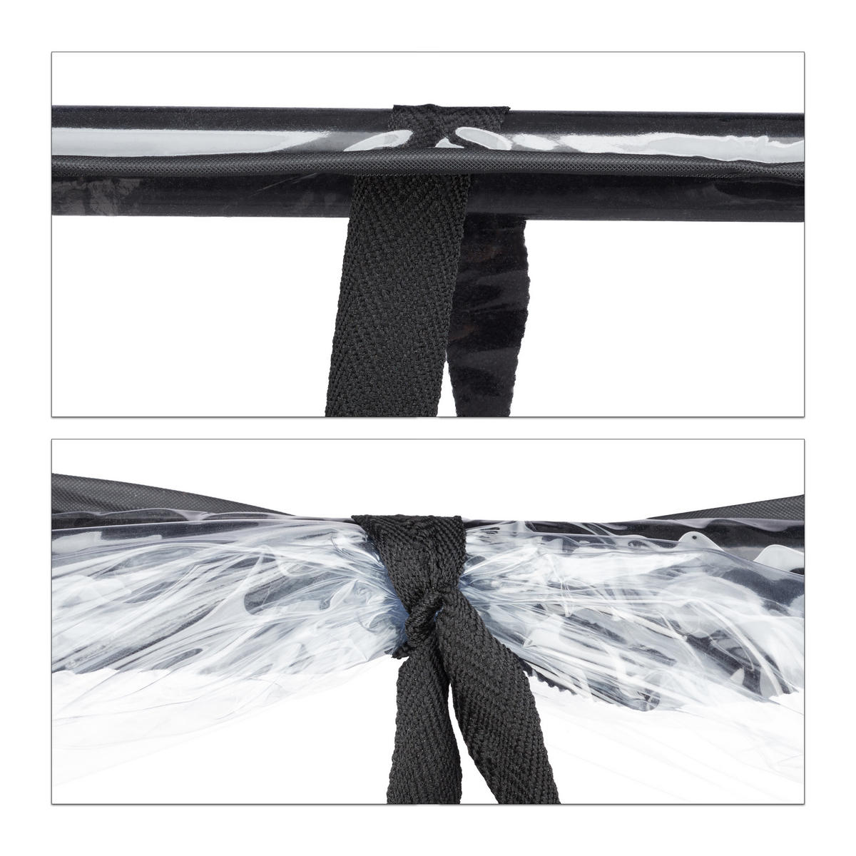GEWÄCHSHAUS - Transparent, Kunststoff/Metall (120/60/60cm) - Relaxdays