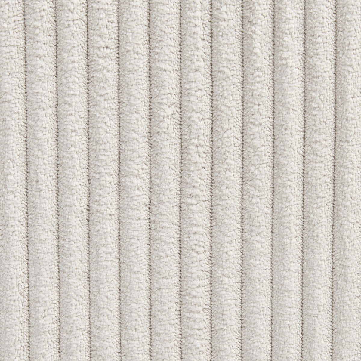 OTTOMANE Cord Beige Lemvig - Beige, Textil (83/41/83cm) - Beliani