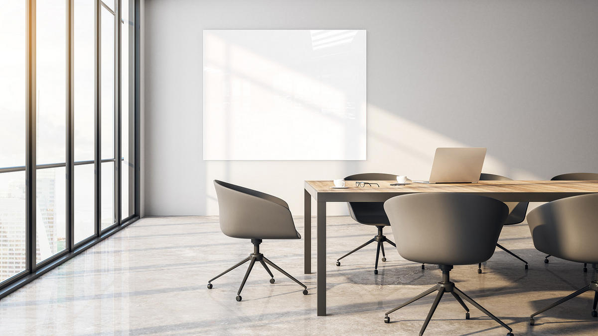 GLASBOARD - Premium SUPERWHITE Perlweiß 150x120cm - Weiß, Glas (150/120/0.7cm) - ALLboards