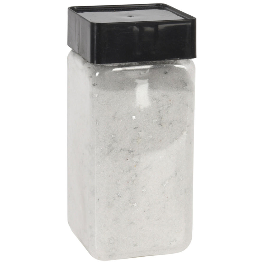 DEKO-SAND Sten Silber 6.5/6.5/15 cm Stein - Silberfarben, Stein (6.5/15/6.5cm) - Mondex