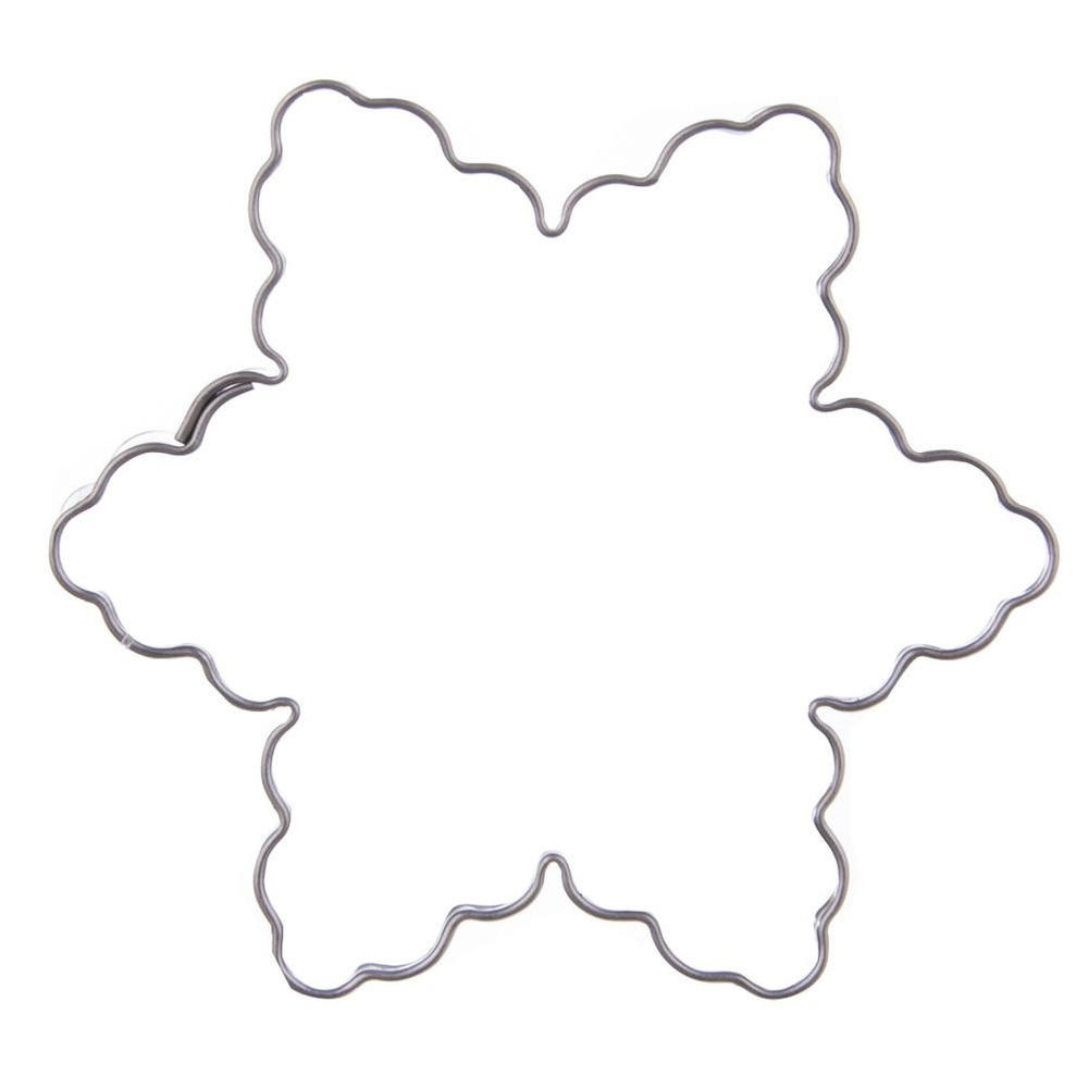 AUSSTECHFORM Wellenstern 6 cm Silber - Silberfarben, Metall (6/1.5/6cm) - Orion 