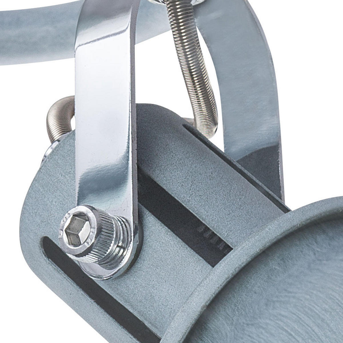 DECKENLEUCHTE JONAS Metall Grau - Grau, Metall (33/33/21cm)