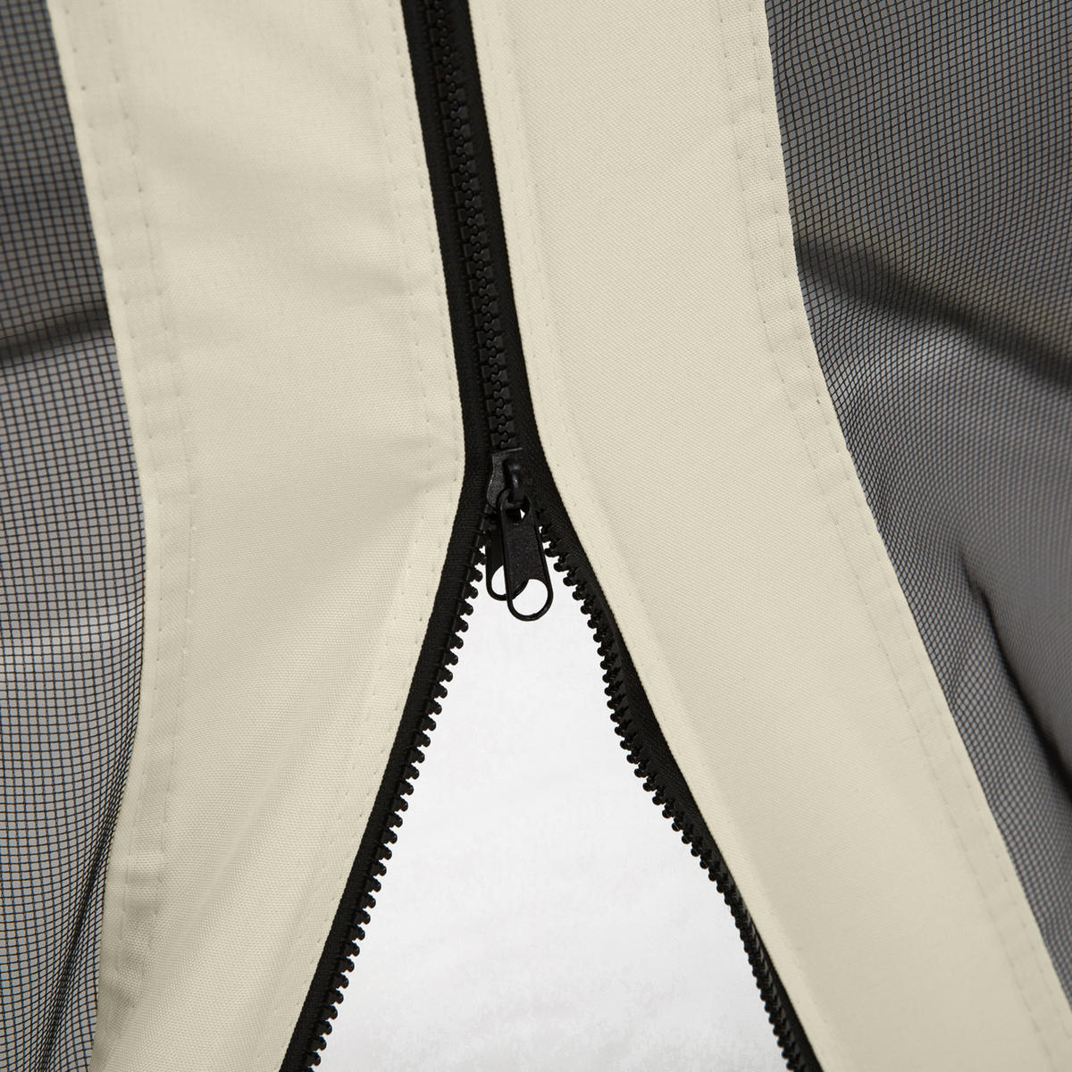 PAVILLONS aus Polyester 3x3 m in Schwarz mit Reißverschluss - Schwarz, Textil (207/1/302cm) - Modfu