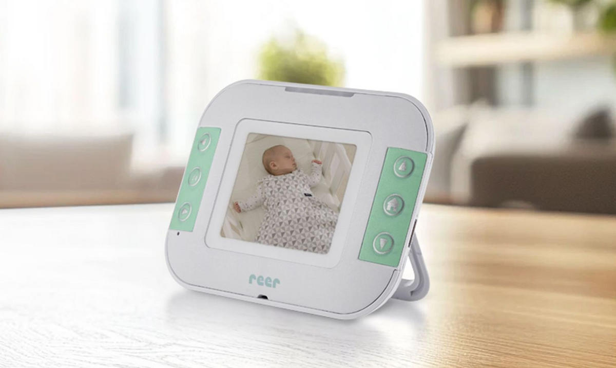 VIDEOBABYPHONE BabyCam S - Weiß, Kunststoff - Reer