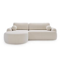 ECKSOFA L Form OLIO Weiß - Weiß, Holzwerkstoff (261/177cm) - Compleo24