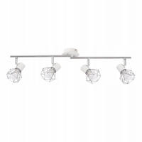 DECKENSTRAHLER Chloris 4-flammig 71/10/20 cm - Weiß, Metall (71/10/20cm) - Nettlife