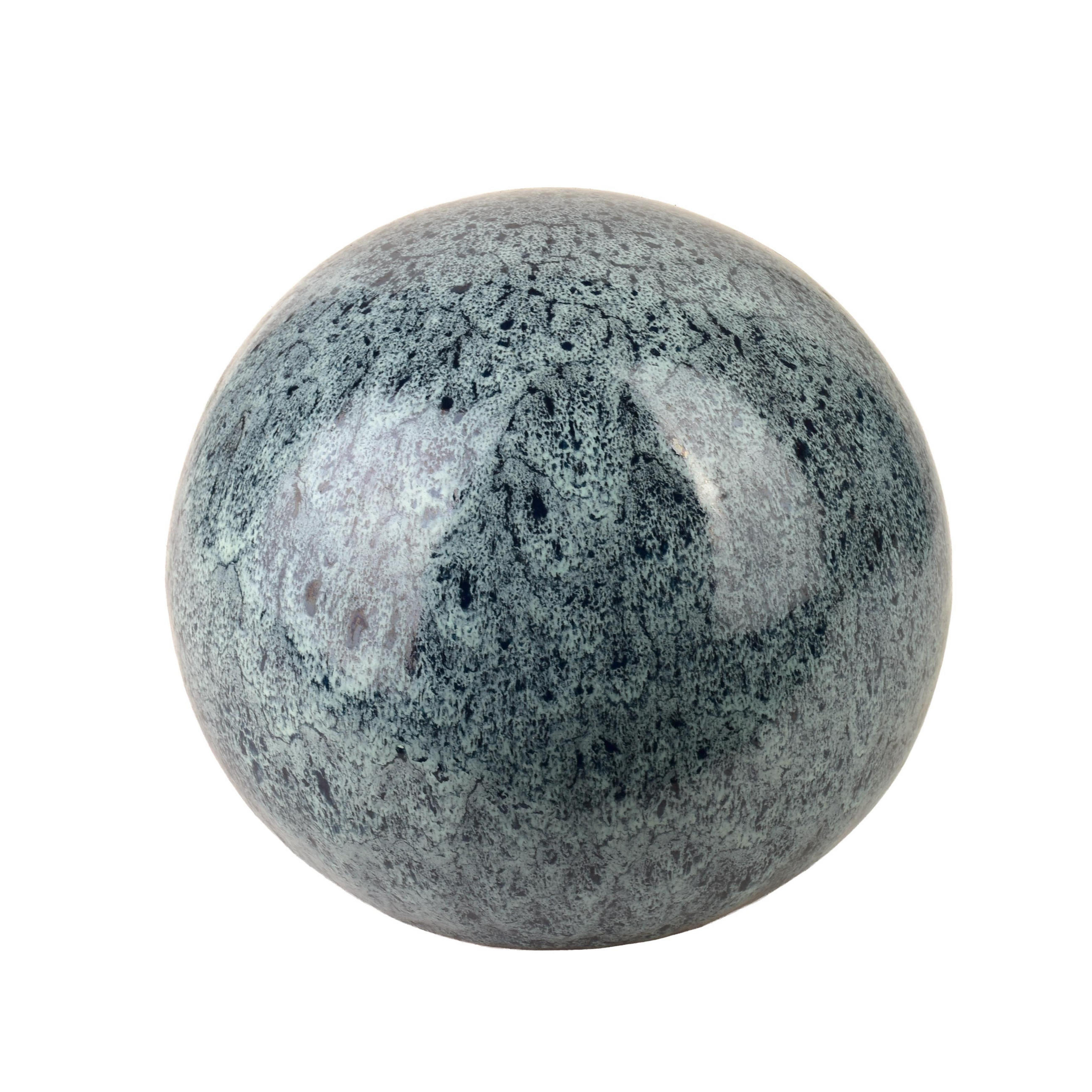 DEKOKUGEL Saggio blau 20/20/20cm Keramik - Blau, Keramik (20/20/20cm) - Mondex